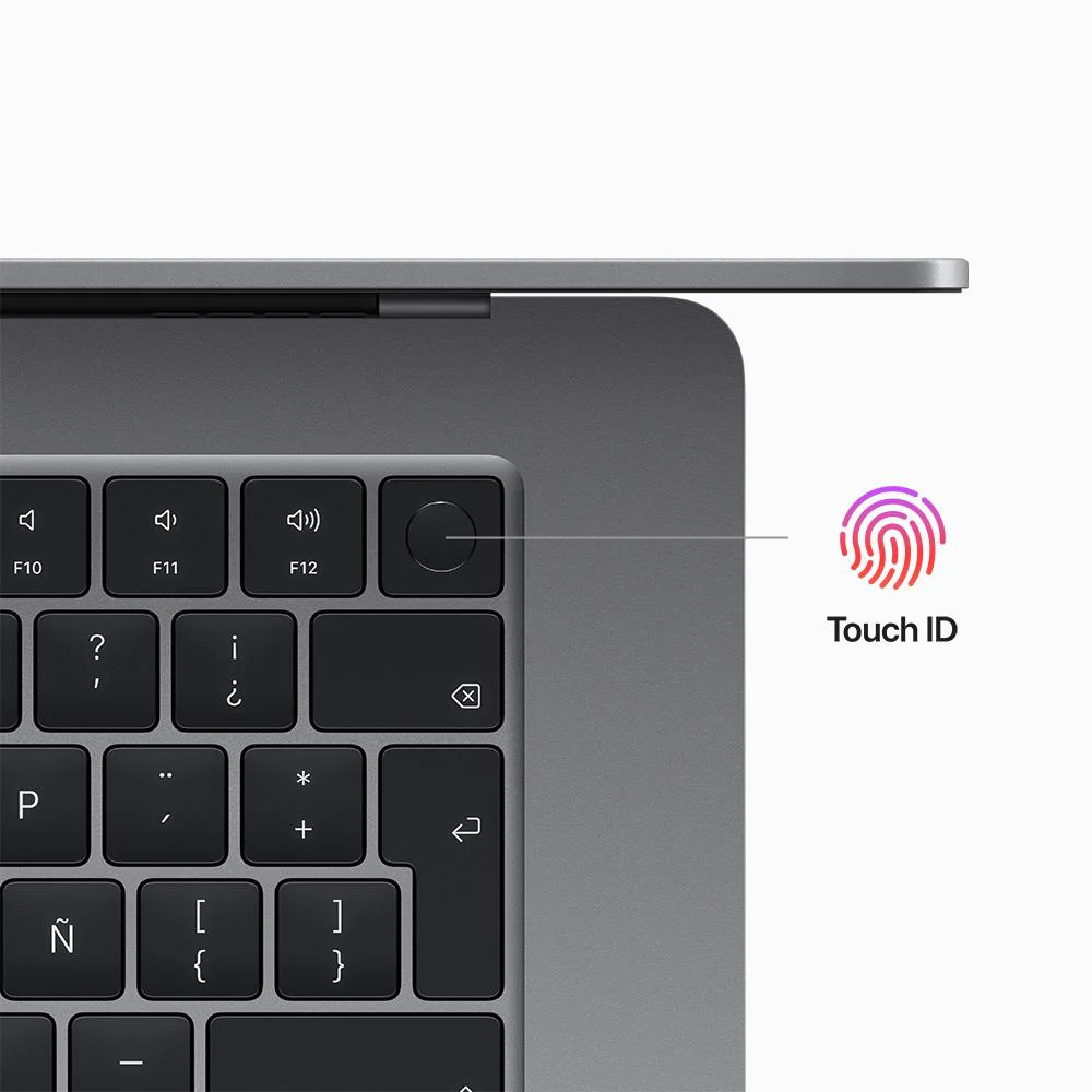MacBook Air de 15 pulgadas: Chip M2 de Apple con CPU de ocho núcleos y GPU de diez núcleos, 256 GB SSD - Gris espacial - Image 8