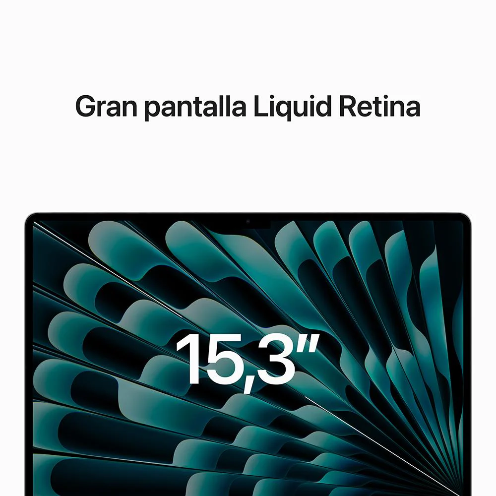 MacBook Air de 15 pulgadas: Chip M2 de Apple con CPU de ocho núcleos y GPU de diez núcleos, 256 GB SSD - Plata - Image 5