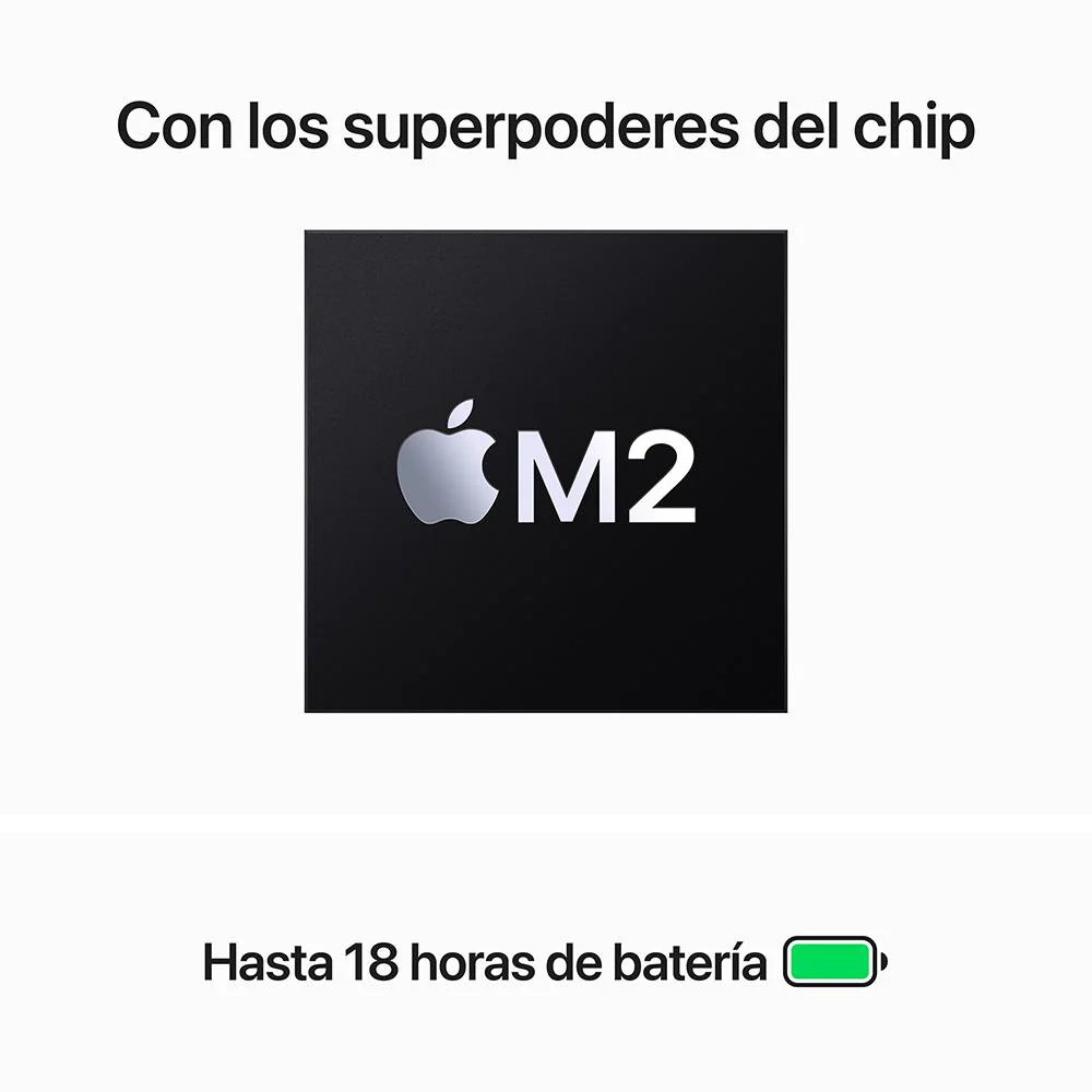 MacBook Air de 15 pulgadas: Chip M2 de Apple con CPU de ocho núcleos y GPU de diez núcleos, 512 GB SSD - Blanco estrella - Image 4