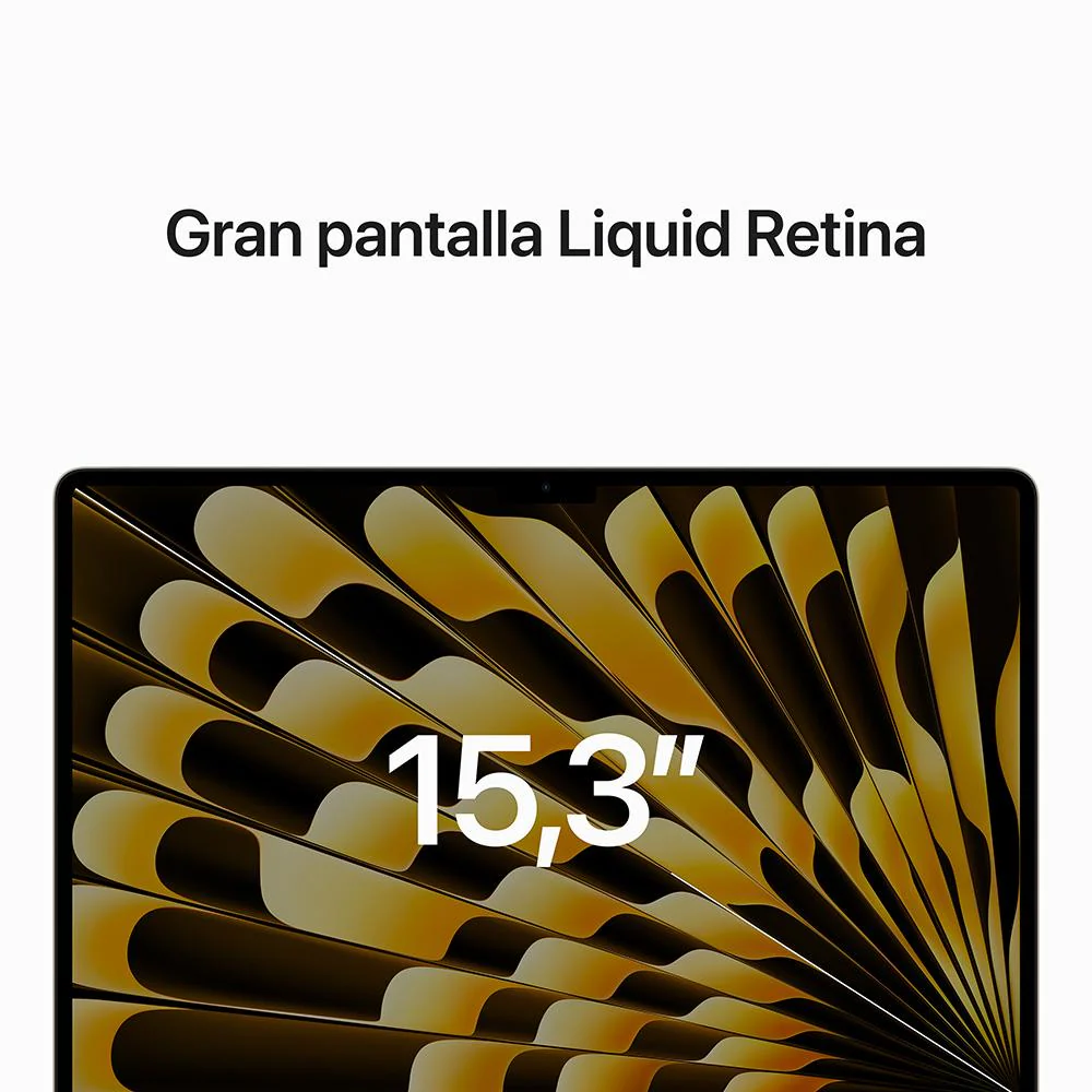 MacBook Air de 15 pulgadas: Chip M2 de Apple con CPU de ocho núcleos y GPU de diez núcleos, 512 GB SSD - Blanco estrella - Image 5