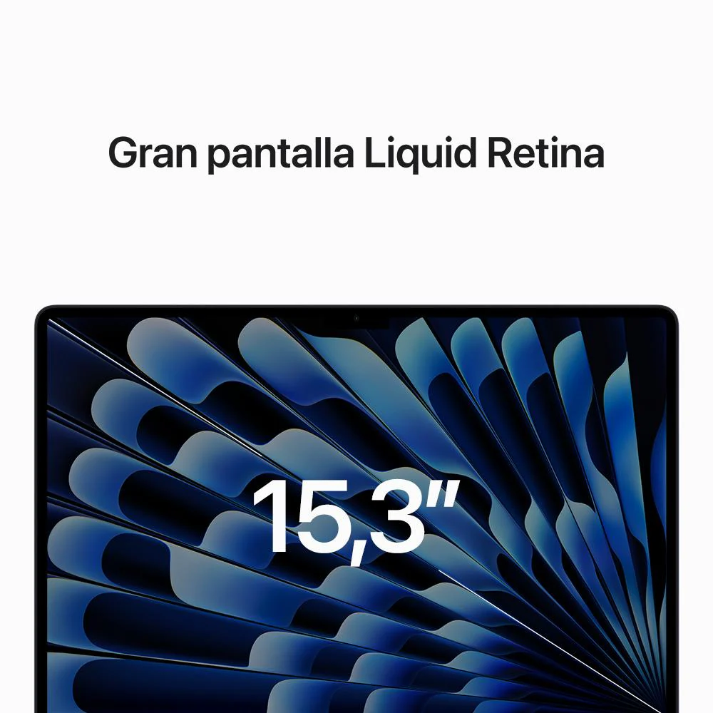 MacBook Air de 15 pulgadas: Chip M2 de Apple con CPU de ocho núcleos y GPU de diez núcleos, 512 GB SSD - Azul medianoche - Image 5