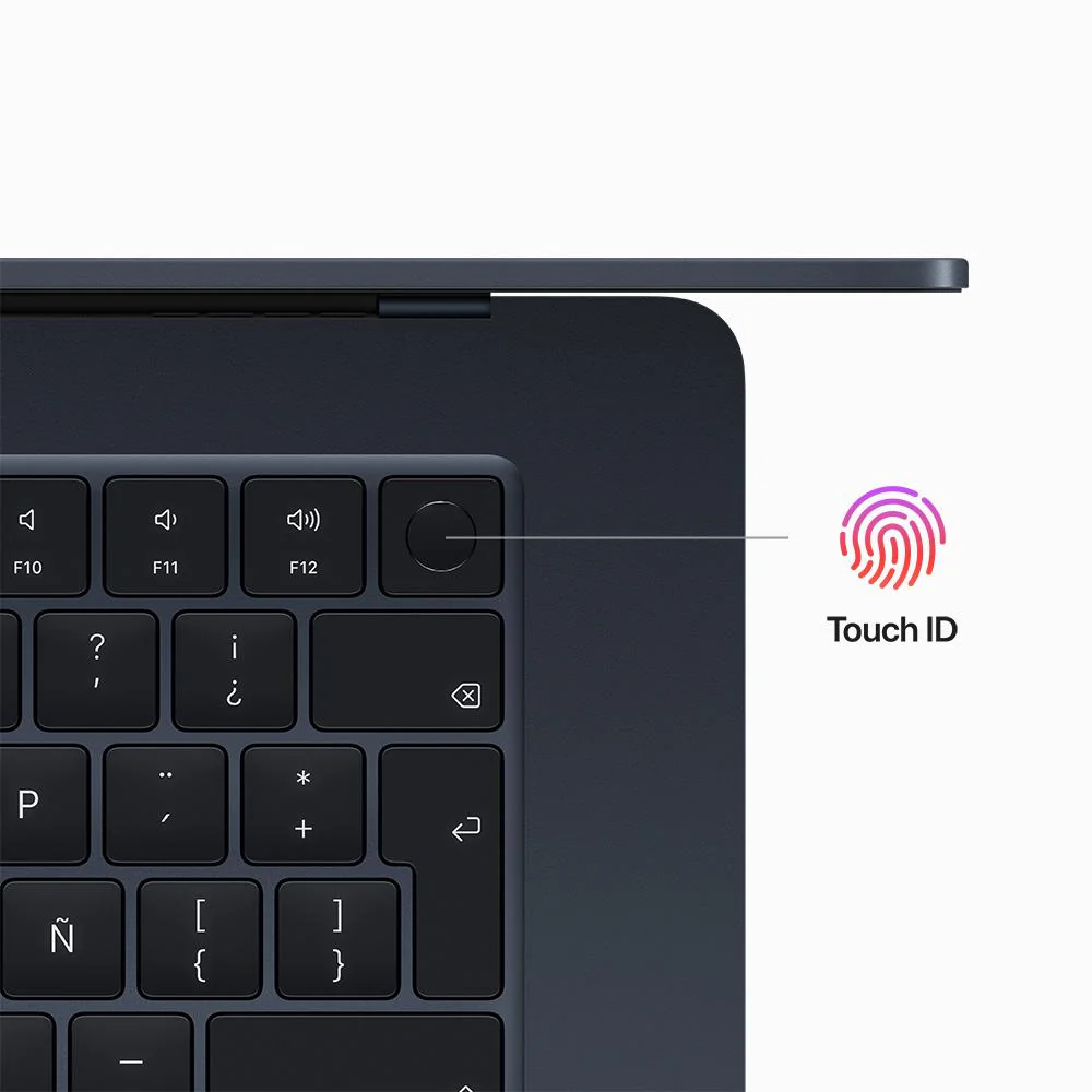 MacBook Air de 15 pulgadas: Chip M2 de Apple con CPU de ocho núcleos y GPU de diez núcleos, 512 GB SSD - Azul medianoche - Image 8