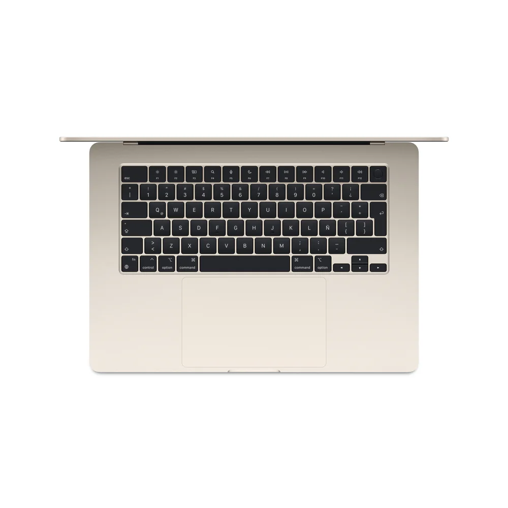 MacBook Air de 15 pulgadas: Chip M3 de Apple con CPU de 8 núcleos y GPU de 10 núcleos, 512 GB SSD - Blanco estrella - Image 2