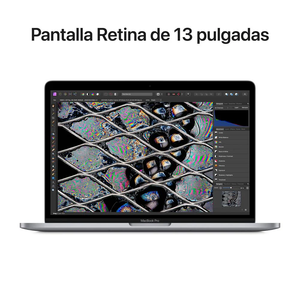 MacBook Pro de 13 pulgadas: Chip M2 de Apple con CPU de ocho núcleos y GPU de diez núcleos, 256 GB SSD - Gris espacial - Image 4