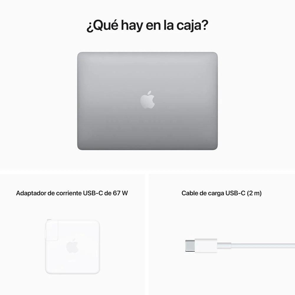 MacBook Pro de 13 pulgadas: Chip M2 de Apple con CPU de ocho núcleos y GPU de diez núcleos, 256 GB SSD - Gris espacial - Image 9