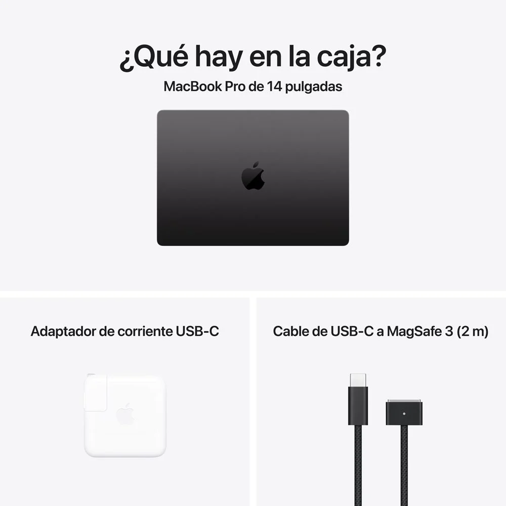 MacBook Pro de 14 pulgadas: Chip M5 de Apple con CPU de 10 núcleos y GPU de 10 núcleos, 512 GB SSD - Negro espacial - Image 9