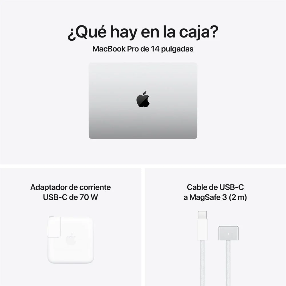 MacBook Pro de 14 pulgadas: Chip M5 Pro de Apple con CPU de 18 núcleos y GPU de 20 núcleos, 2 TB SSD - Plata - Image 9