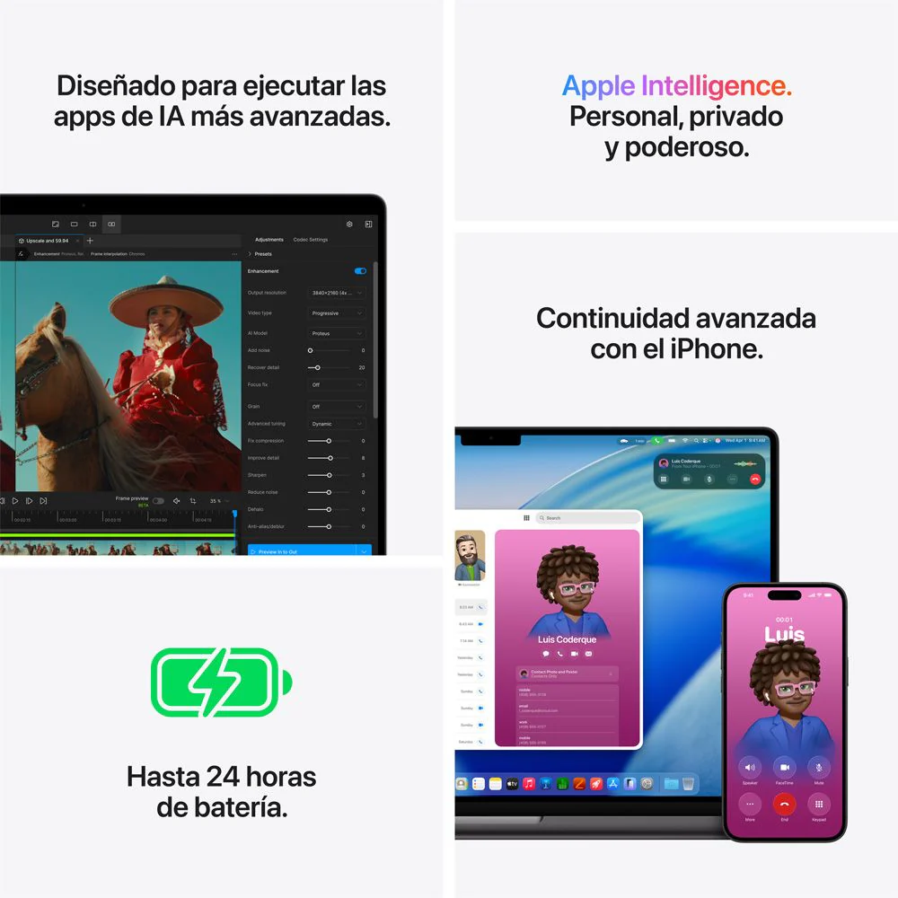 MacBook Pro de 16 pulgadas: Chip M5 Pro de Apple con CPU de 18 núcleos y GPU de 20 núcleos, 1 TB SSD - Plata - Image 8