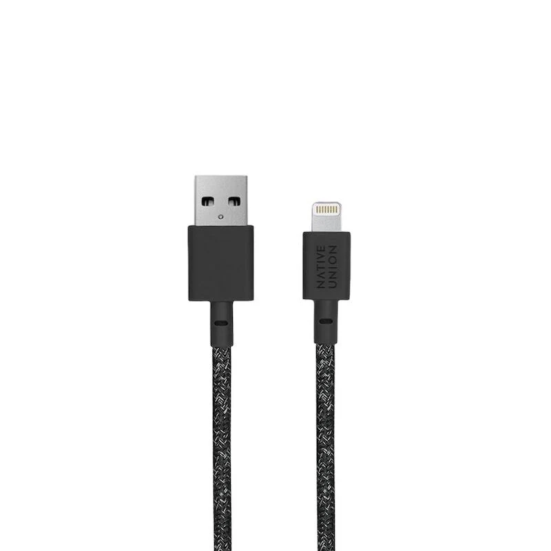 Cable Trenzado Lightning Native Union de 1.2m - Negro Cosmos - Image 2
