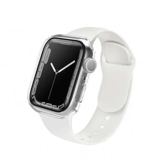 Bómper protector para Apple Watch en cristal y bordes de policarbonato para Apple Watch series 10 42mm, que protege la pantalla de tu Apple Watch ante cualquier golpe y/o caída. fácil y rápida instalación. dos unidades por empaque. - Image 3