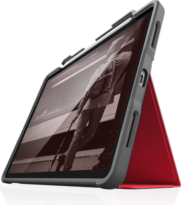 Case Ultra Protector STM DUX PLUS Para iPad Pro de 11¨ - Rojo