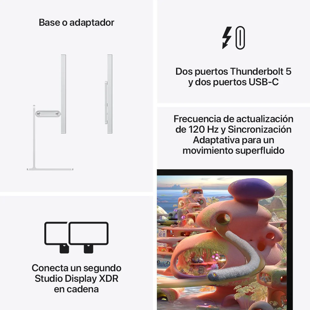 Studio Display XDR - Vidrio estándar - Base con inclinación y altura ajustables - Image 8