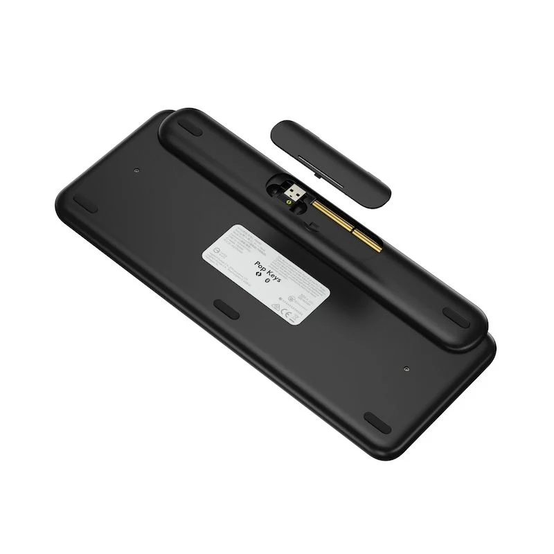TECLADO LOGITECH POP KEYS WIRELESS BT - AMARILLO/NEGRO - Image 6