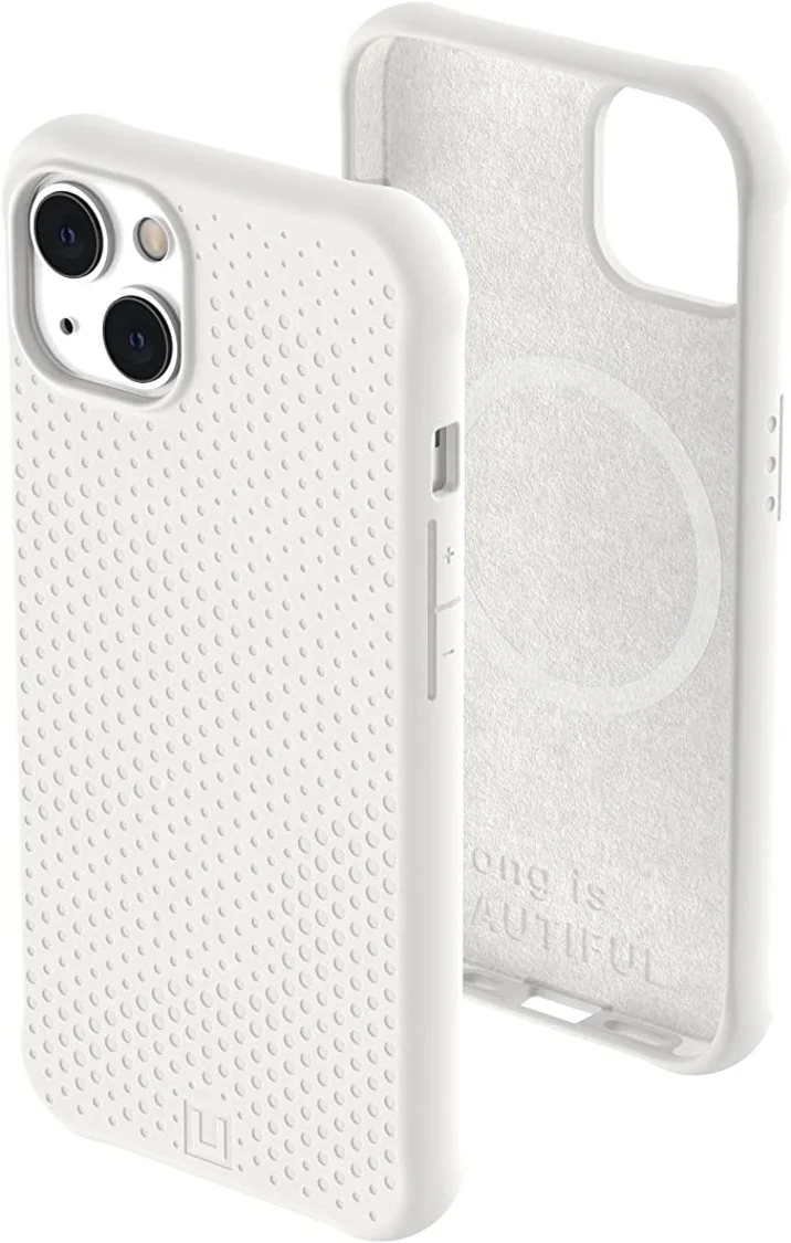 Case UAG Dot con MagSafe Para iPhone 13/14 - Marshmallow - Image 6
